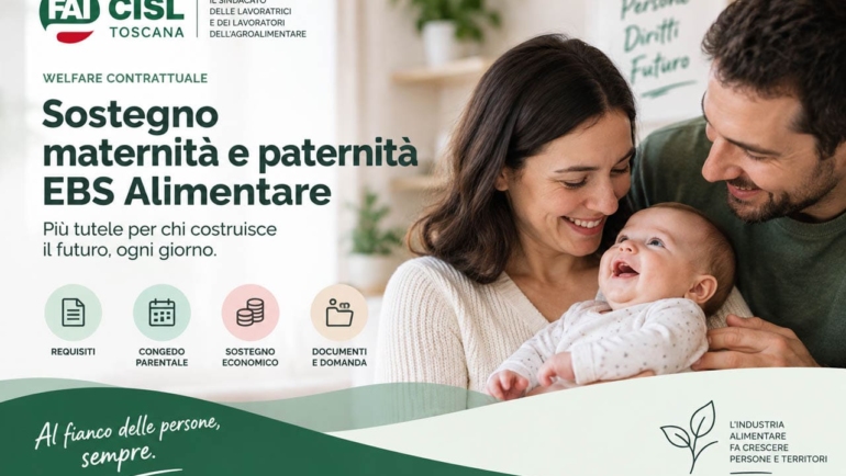 Sostegno maternità e paternità EBS Alimentare