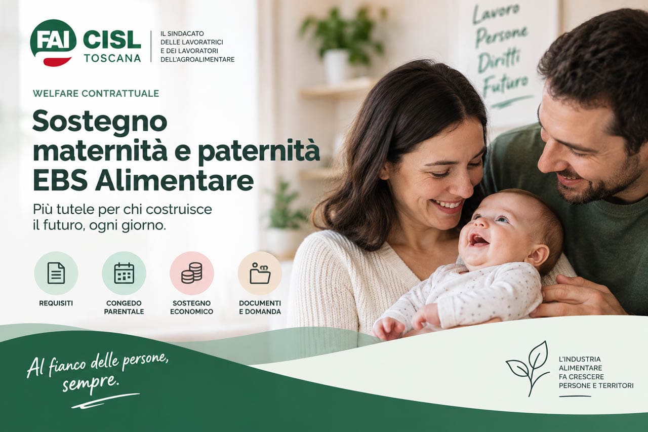 Sostegno maternità e paternità EBS Alimentare